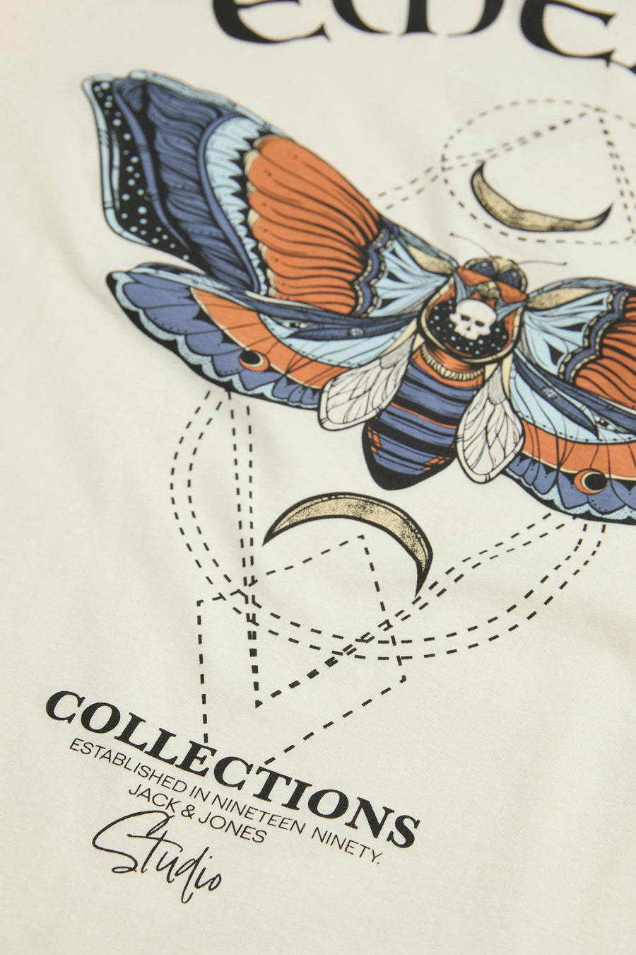 T-shirt met korte mouwen - beige - ORIGINALS BY JACK & JONES