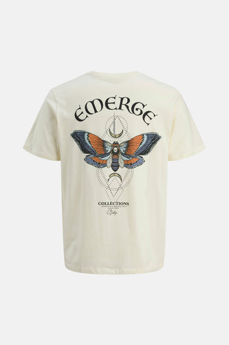 T-shirt met korte mouwen - beige - ORIGINALS BY JACK & JONES