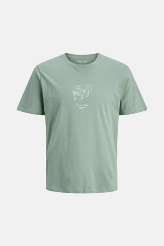 T-shirt à manches courtes - vert - ORIGINALS BY JACK & JONES