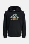 Sweat à capuche Noir - ORIGINALS BY JACK & JONES