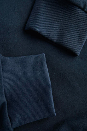Blauwe sweater van ORIGINALS BY JACK & JONES, met ribgebreide manchetten en een zachte textuur.
