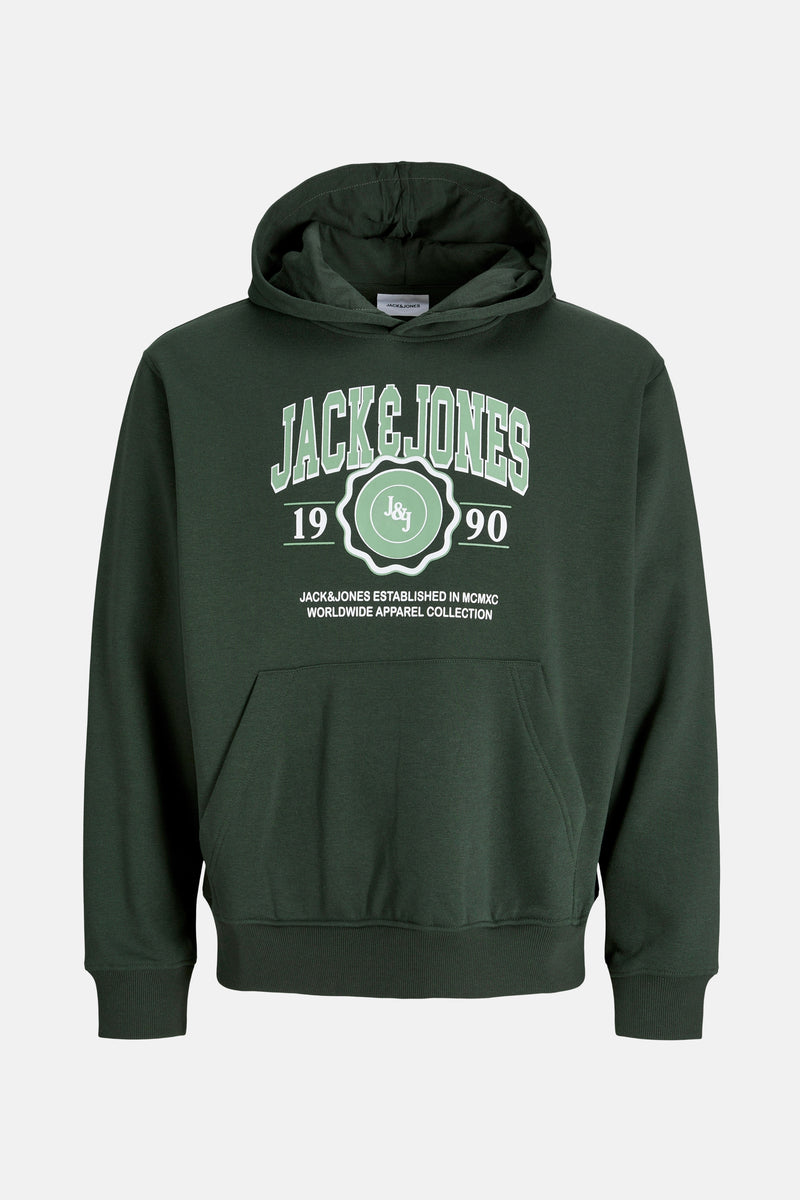 Sweat à capuche vert - ORIGINALS BY JACK & JONES