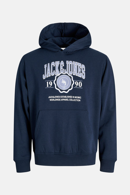 Sweat à capuche bleu - ORIGINALS BY JACK & JONES