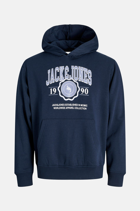 Sweat à capuche bleu - ORIGINALS BY JACK & JONES