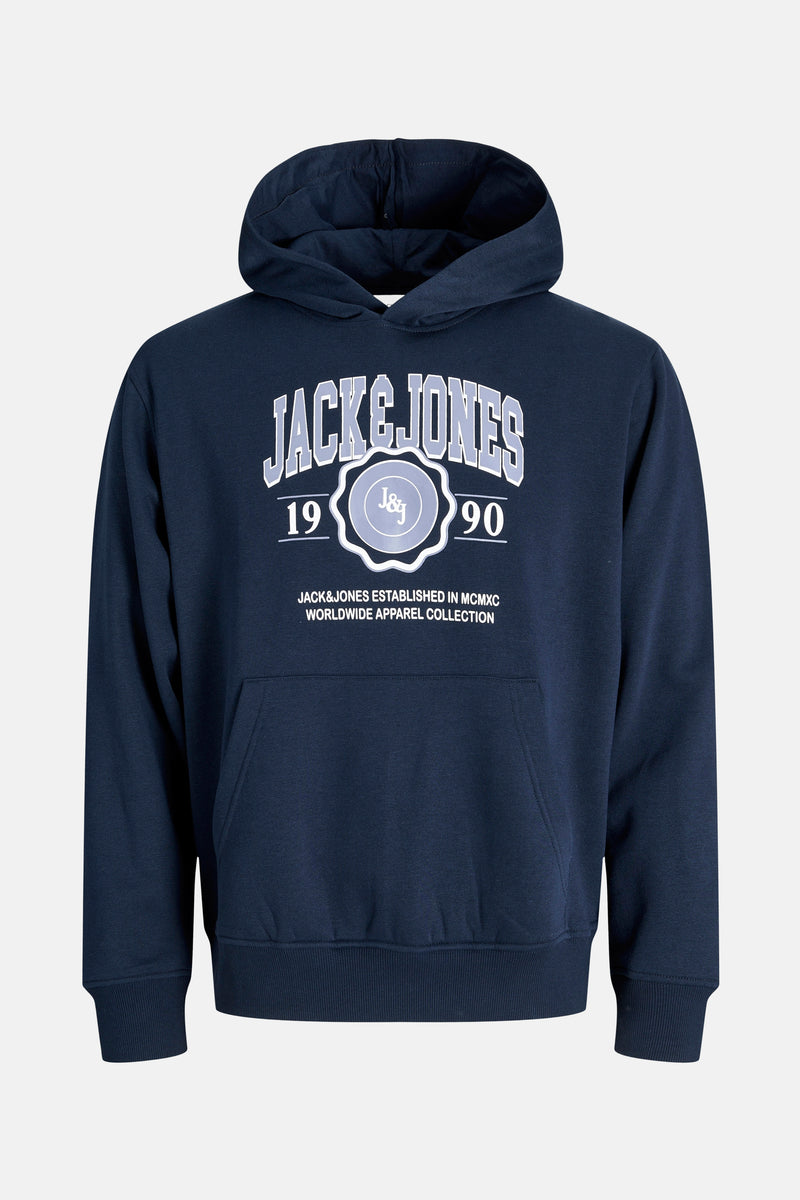 Sweat à capuche bleu - ORIGINALS BY JACK & JONES
