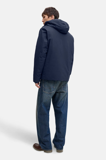 Korte jas - blauw