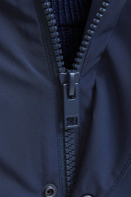 Korte jas - blauw