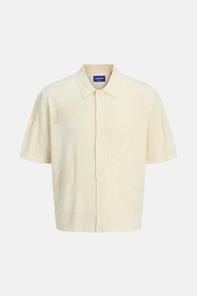 Chemise (manches courtes) Écru - ORIGINALS BY JACK & JONES