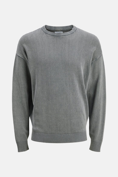 JJECHARGE FADED KNIT CREW NECK NOOS