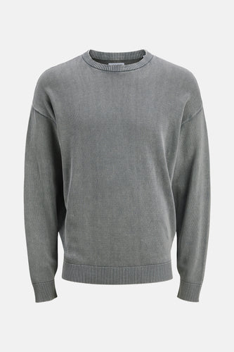 JJECHARGE FADED KNIT CREW NECK NOOS