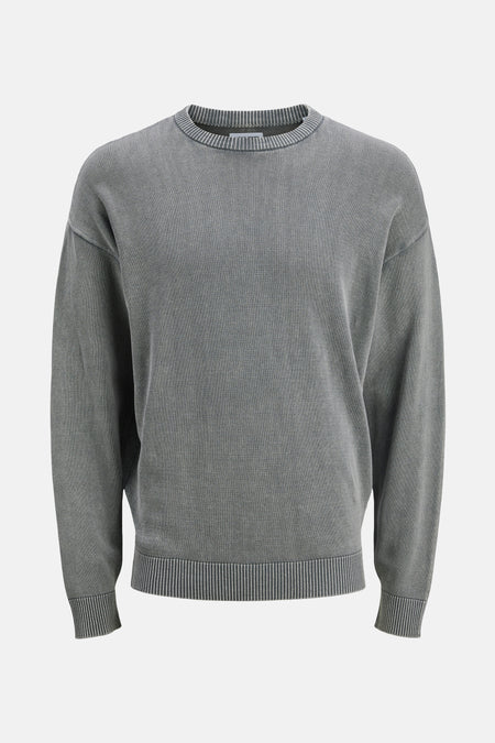 JJECHARGE FADED KNIT CREW NECK NOOS
