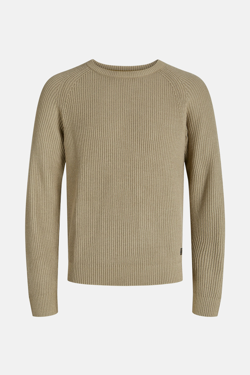 Pull col O Beige - PREMIUM by JACK & JONES