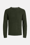 Trui met ronde hals Groen - PREMIUM by JACK & JONES