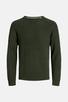 Trui met ronde hals Groen - PREMIUM by JACK & JONES
