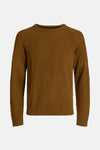 Trui met ronde hals Bruin - PREMIUM by JACK & JONES