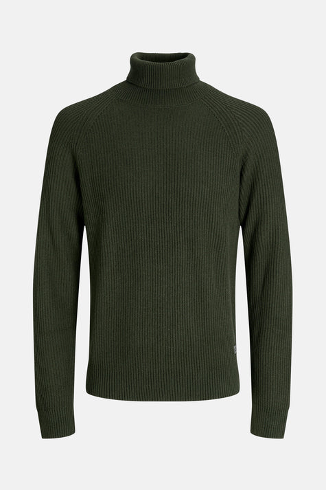 Pull col roulé Vert - PREMIUM by JACK & JONES