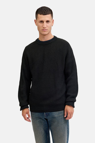 Pull col O noir - PREMIUM by JACK & JONES