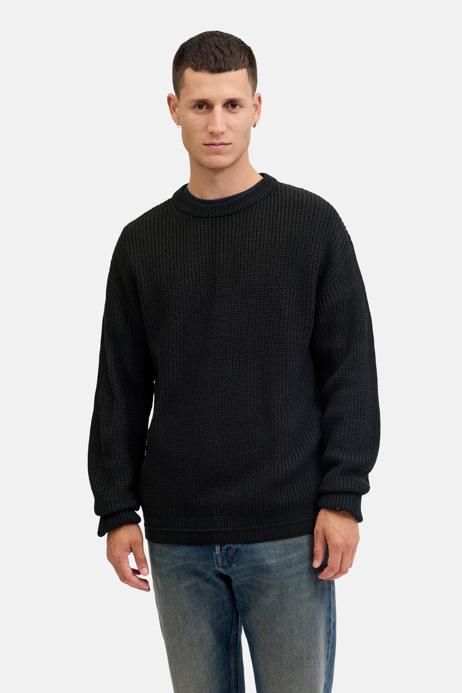 Pull à col rond - noir - PREMIUM by JACK & JONES