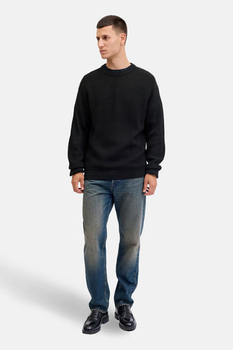 Pull col O noir - PREMIUM by JACK & JONES