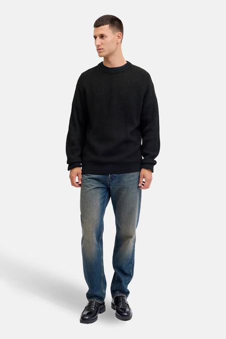 Pull col O noir - PREMIUM by JACK & JONES