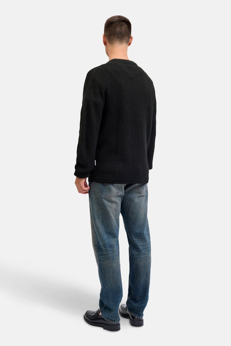 Pull col O noir - PREMIUM by JACK & JONES