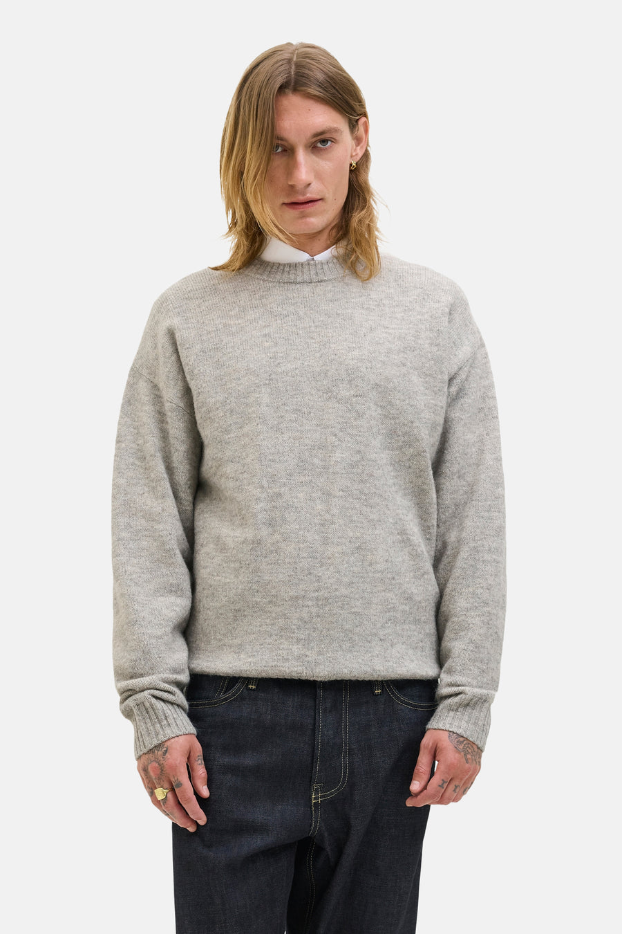 Trui met ronde hals grijs - CORE BY JACK & JONES