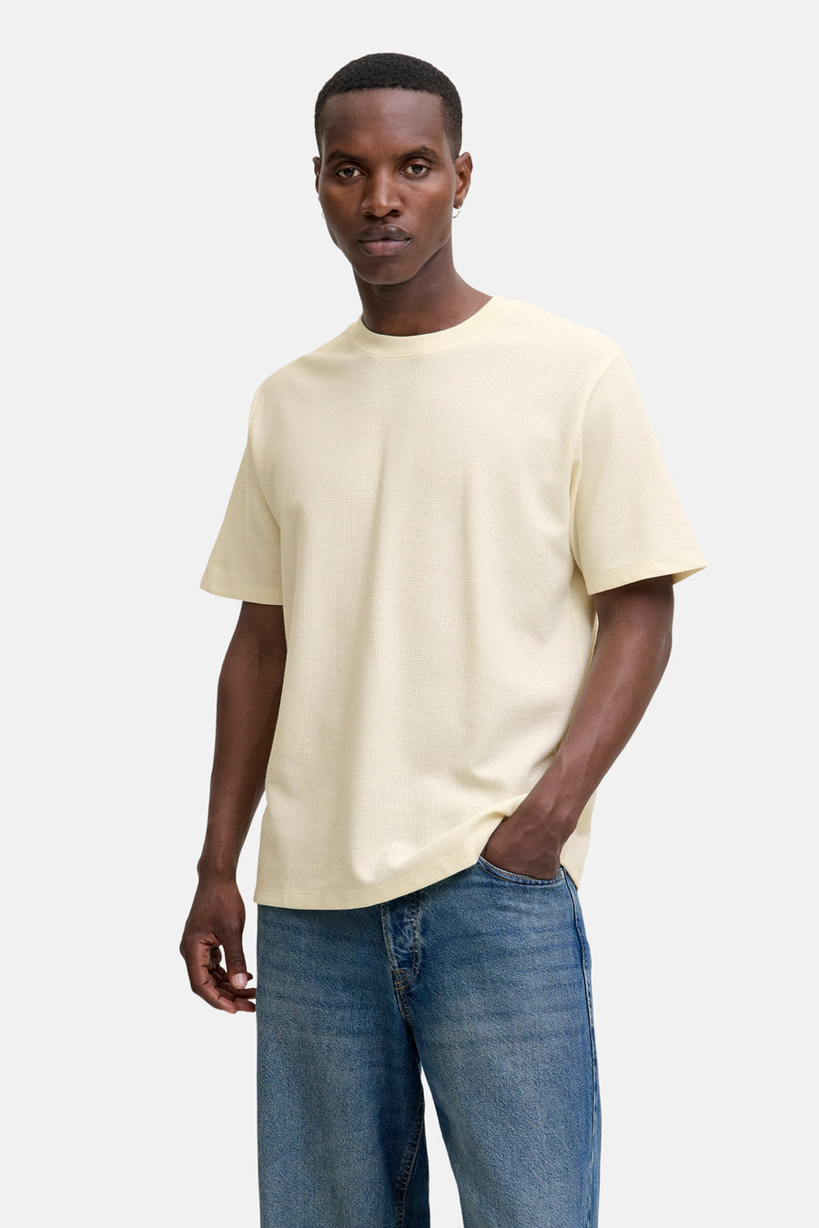 T-shirt à manches courtes - beige - CORE BY JACK & JONES