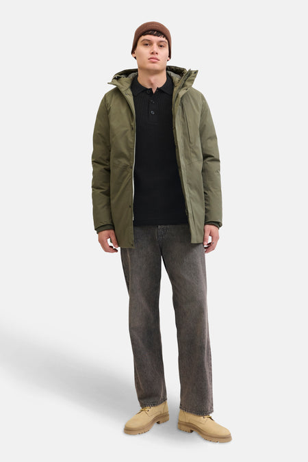 Pull col V noir - PREMIUM by JACK & JONES