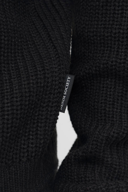 Pull col V noir - PREMIUM by JACK & JONES