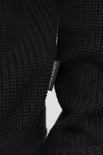 Pull met V-hals - zwart - PREMIUM by JACK & JONES