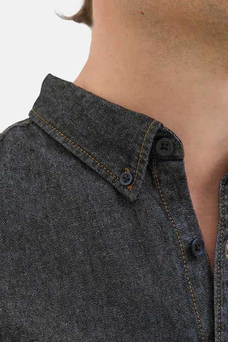 Chemise en jean - black denim