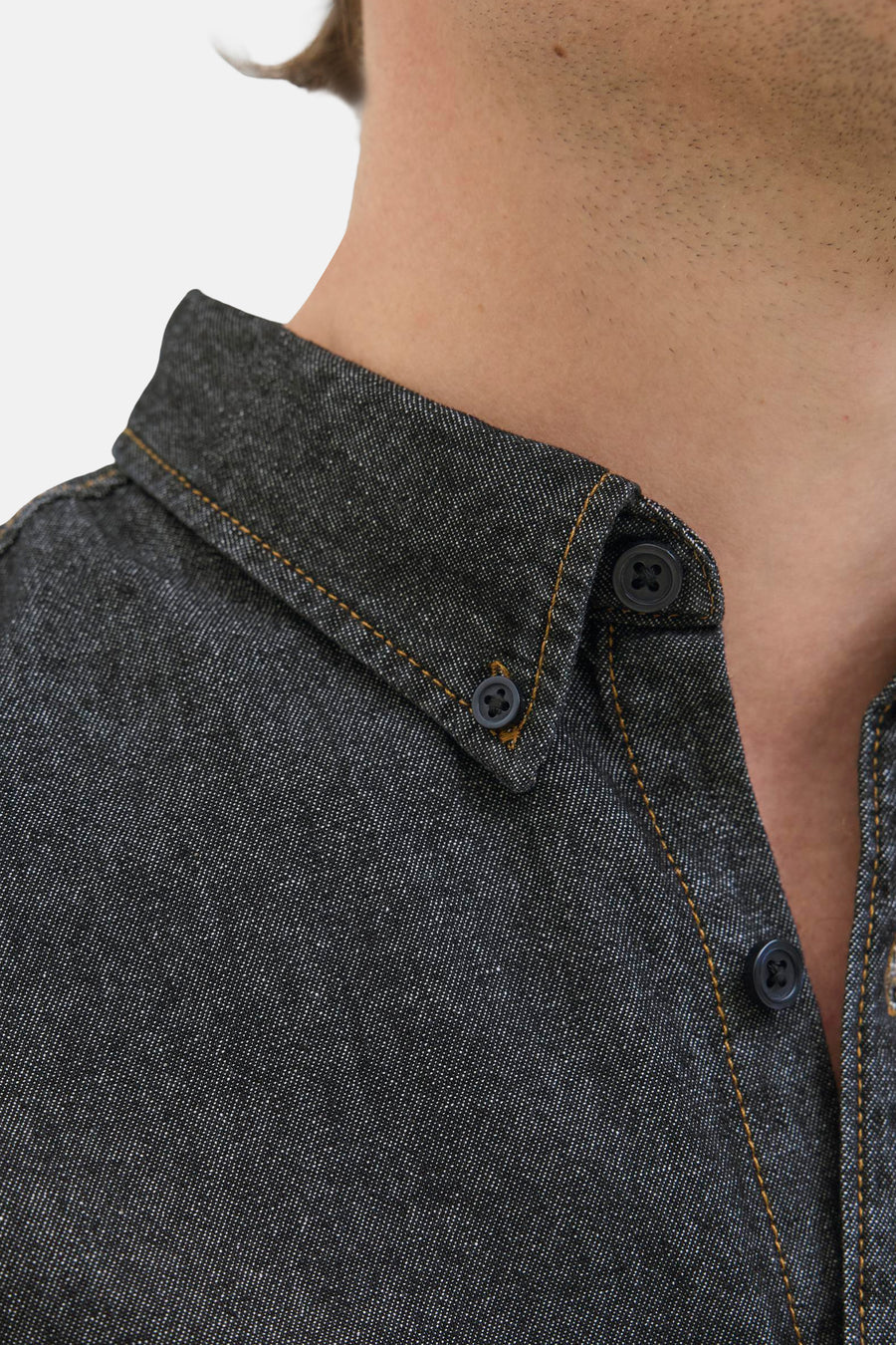 Jeanshemd - black denim - JJREBEL - 5