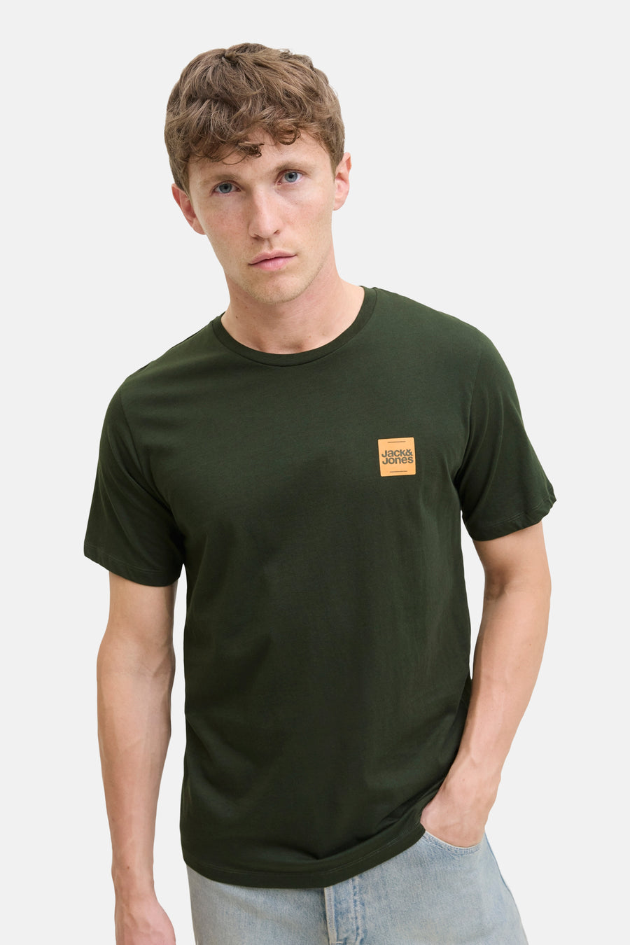 T-shirt à manches courtes - vert - ORIGINALS BY JACK & JONES