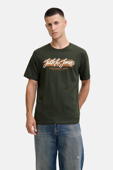 T-shirt (manches courtes) vert - ORIGINALS BY JACK & JONES