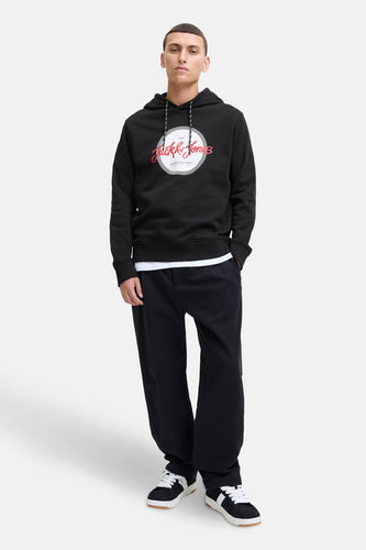 Sweat à capuche noir - ORIGINALS BY JACK & JONES
