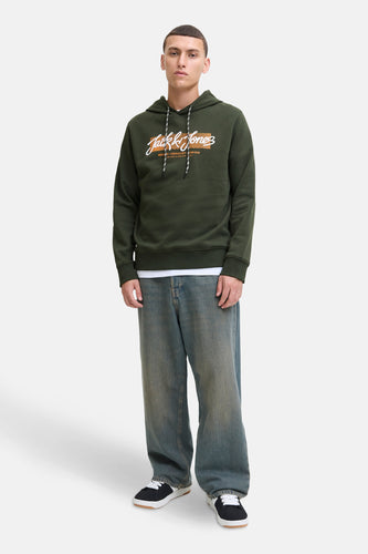 Sweat à capuche vert - ORIGINALS BY JACK & JONES