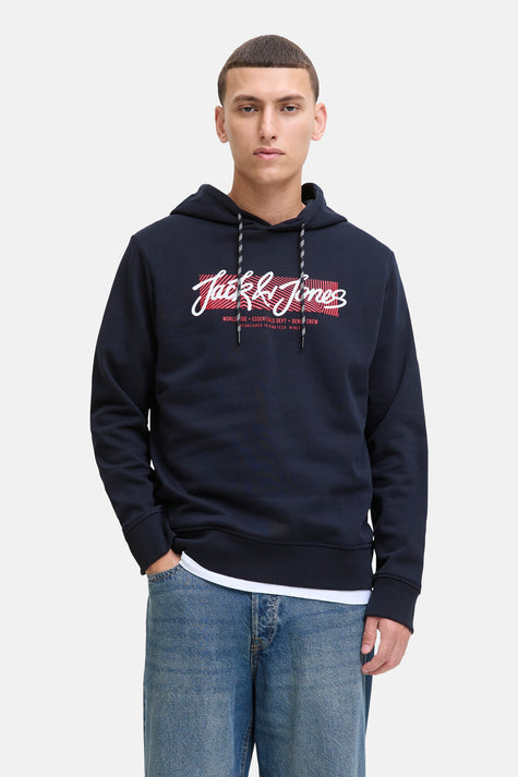 Sweat à capuche bleu - ORIGINALS BY JACK & JONES