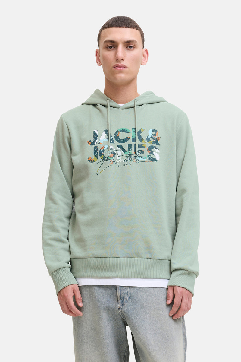 Sweat à capuche Vert - ORIGINALS BY JACK & JONES