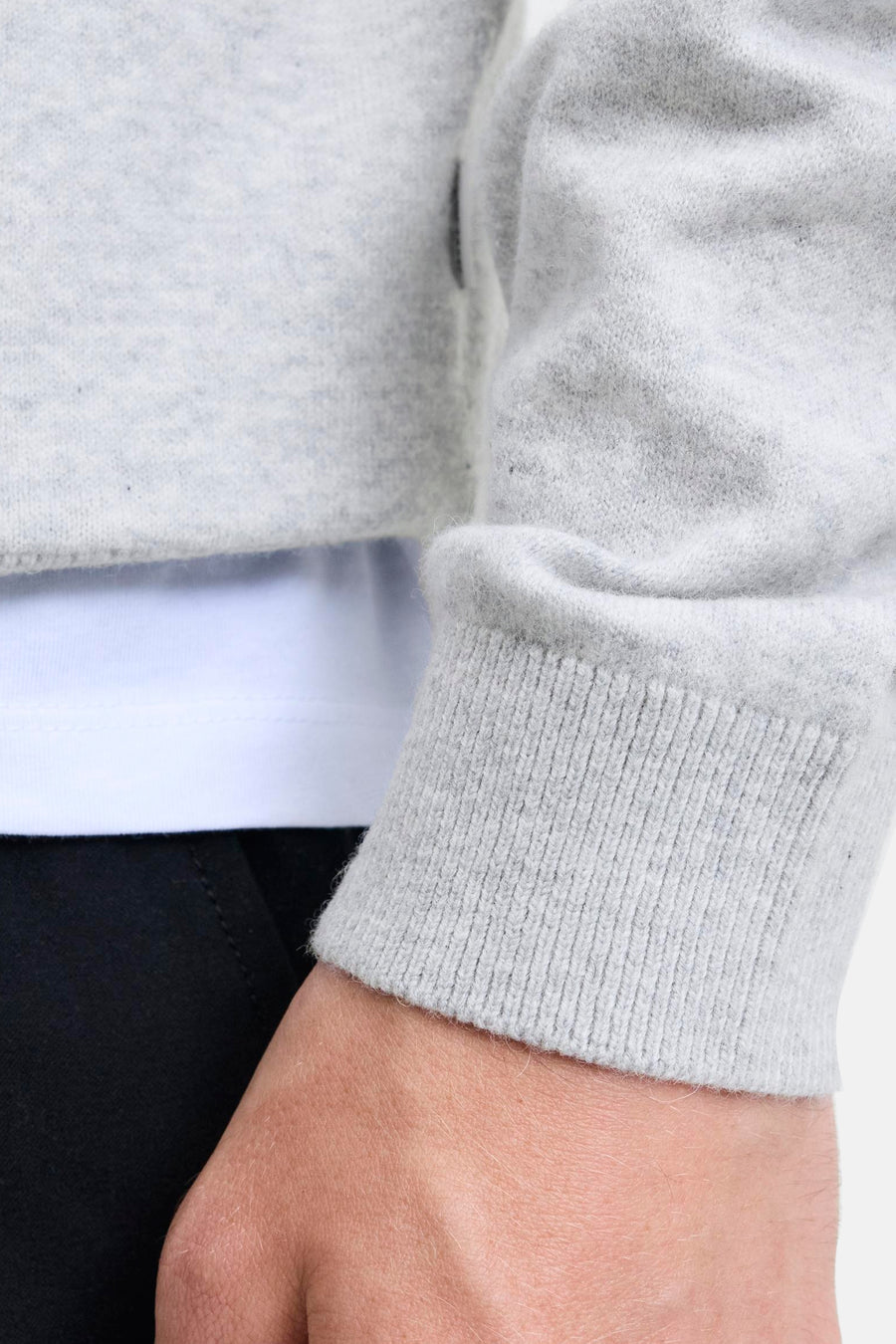 Pull à col rond - gris - PREMIUM by JACK & JONES