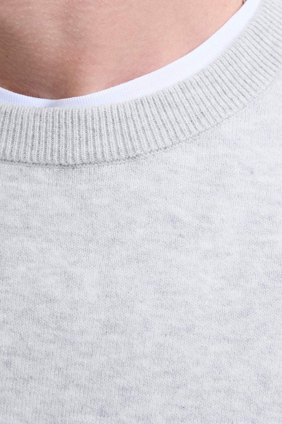 Pull à col rond - gris - PREMIUM by JACK & JONES