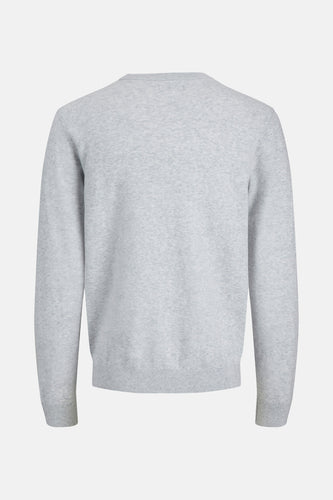 Pull à col rond - gris - PREMIUM by JACK & JONES