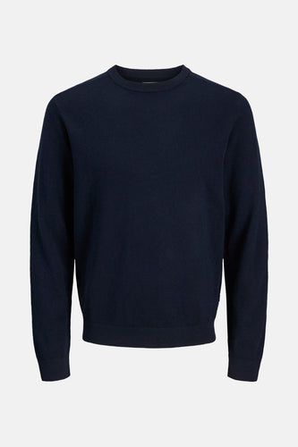 Pull met ronde hals - blauw - PREMIUM by JACK & JONES