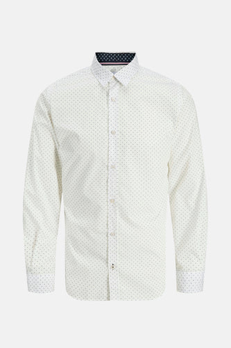 Chemise à manches longues - blanc