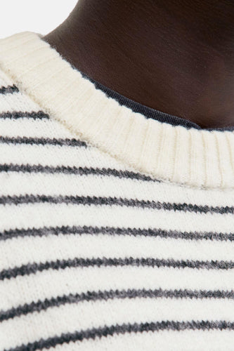 Pull à col rond - Écru - ORIGINALS BY JACK & JONES