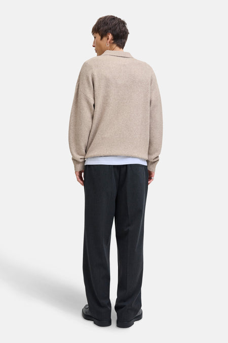 Trui met V-hals beige - ORIGINALS BY JACK & JONES