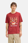 T-shirt met korte mouwen - rood