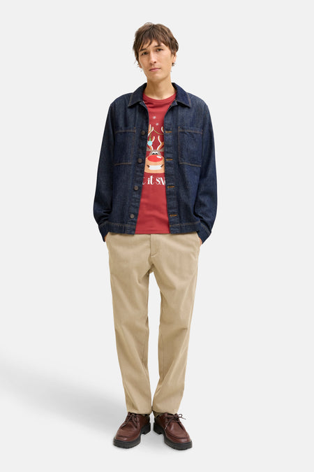T-shirt met korte mouwen - rood