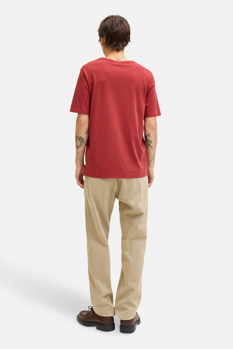 T-shirt met korte mouwen - rood - ORIGINALS BY JACK & JONES - 3