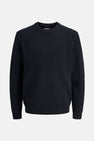 Pull met ronde hals - blauw