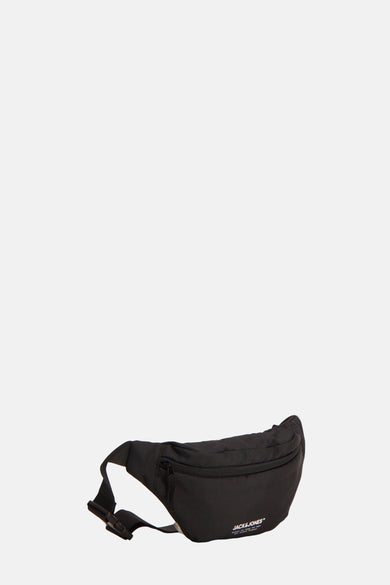 Sac à dos noir d'ACCESSORIES BY JACK & JONES, avec une sangle ajustable.